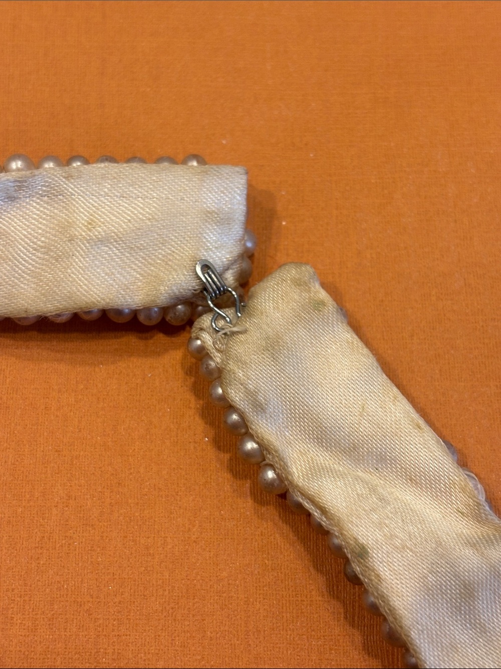 Pearl Beaded Collar Necklace - vintage - Picture 3 of 4